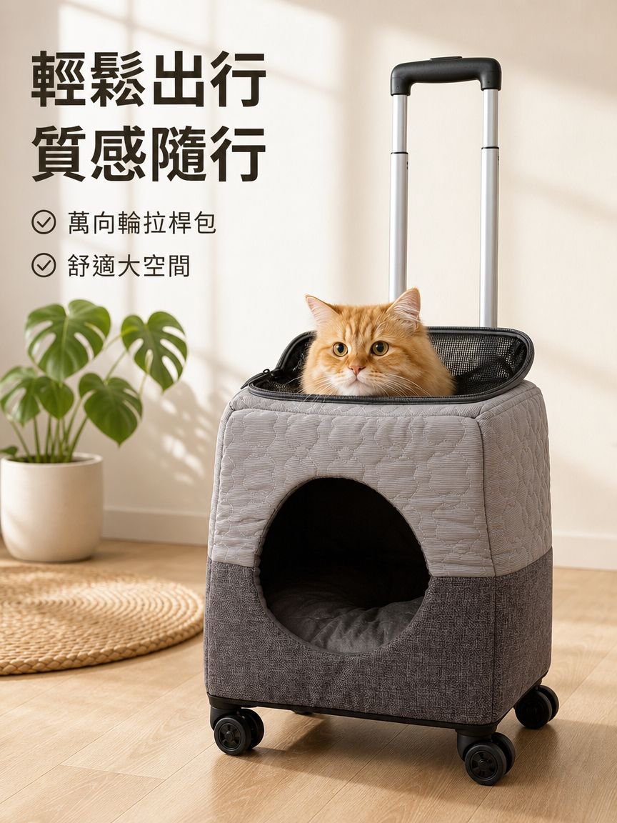 可拆可移動貓狗窩