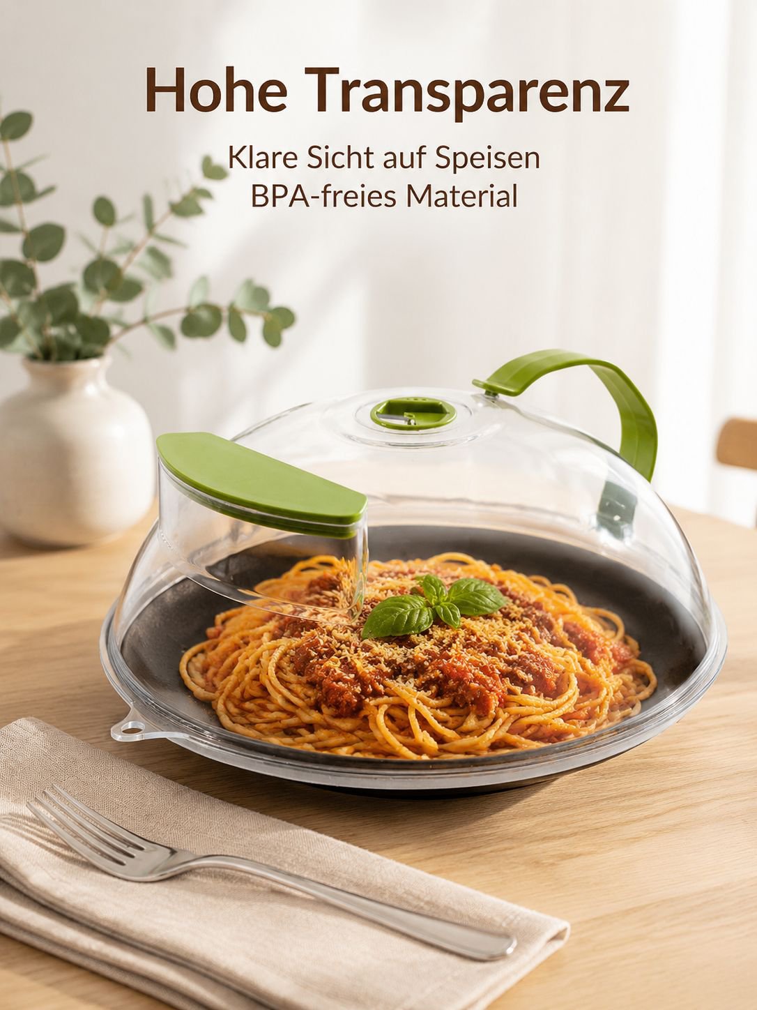 Küche Mikrowelle Hitzebeständige Lebensmittel Heizung Schutz Staubschutz