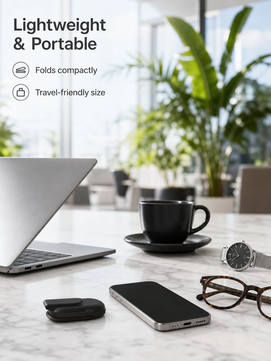 Portable clip-on reading light