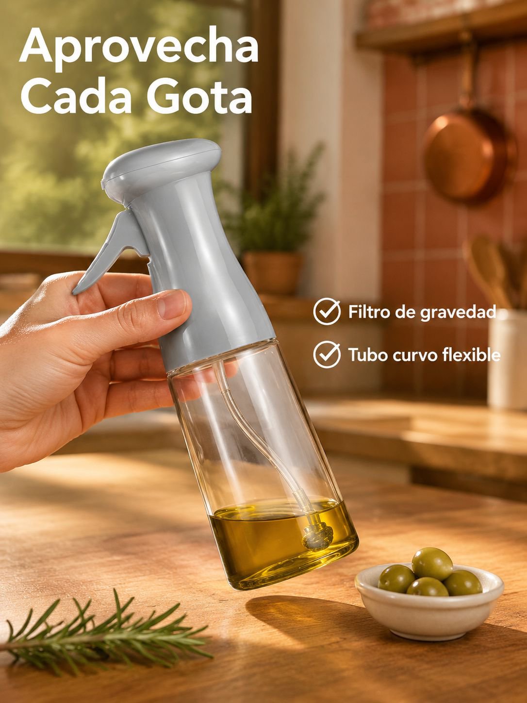 botella de spray de aceite de cocina