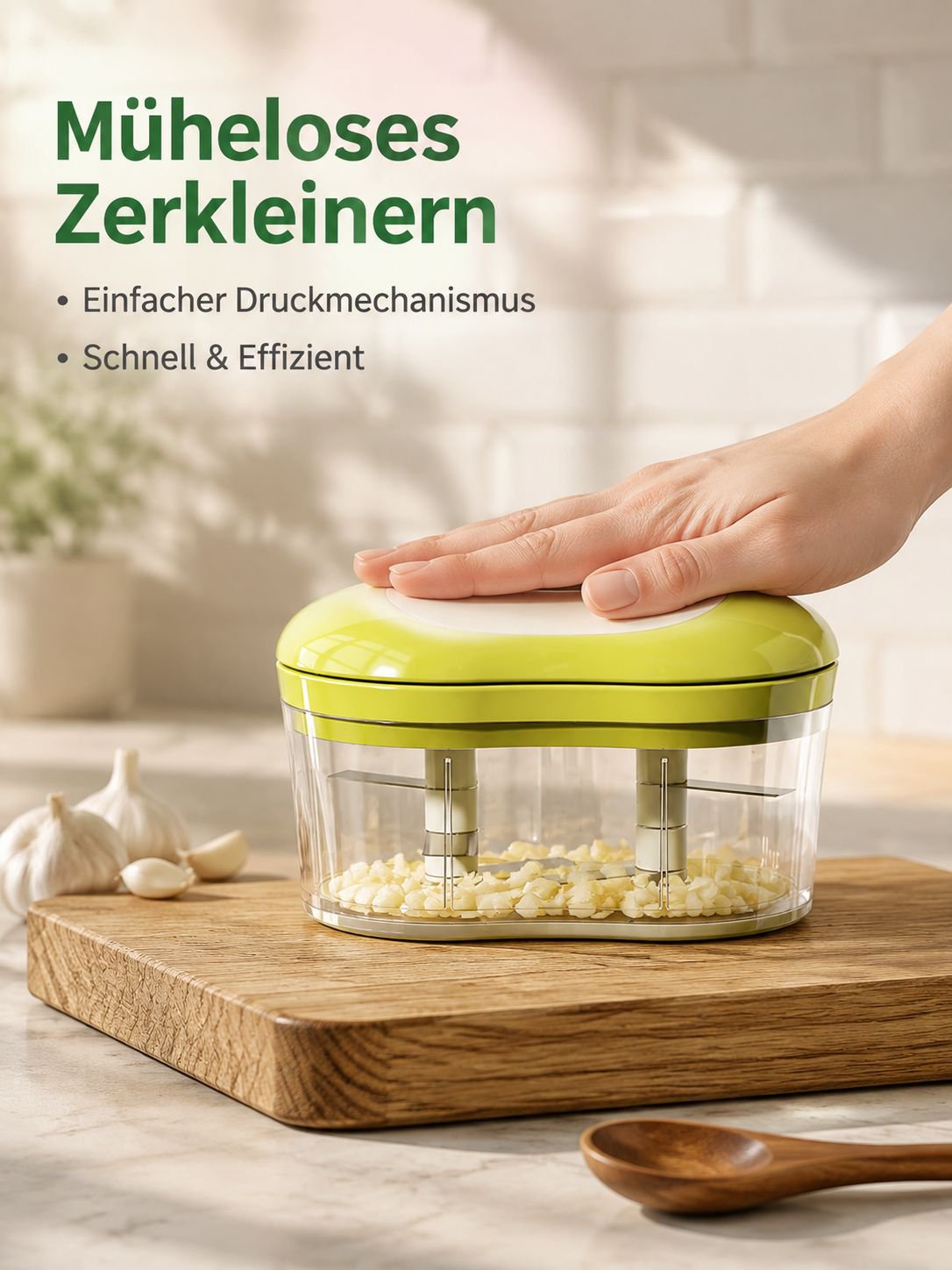 Multifunktionaler Knoblauchmixer