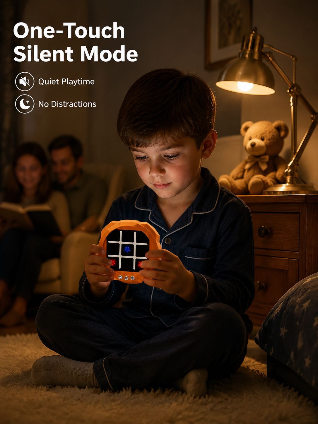 6-in-1 Smart Tic-Tac-Toe Children's Educational Toy, Parent-Child Interactive Game, Hand-Eye Coordin