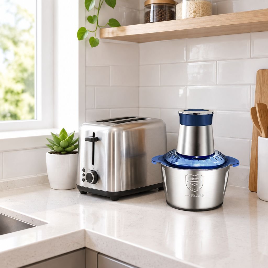 Small Electric Vegetable Meat Grinder Food Processor for Kitchen