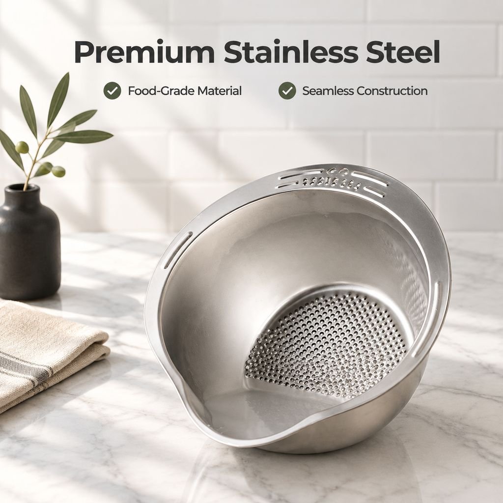 Kitchen Multifunctional Stainless Steel Colander
