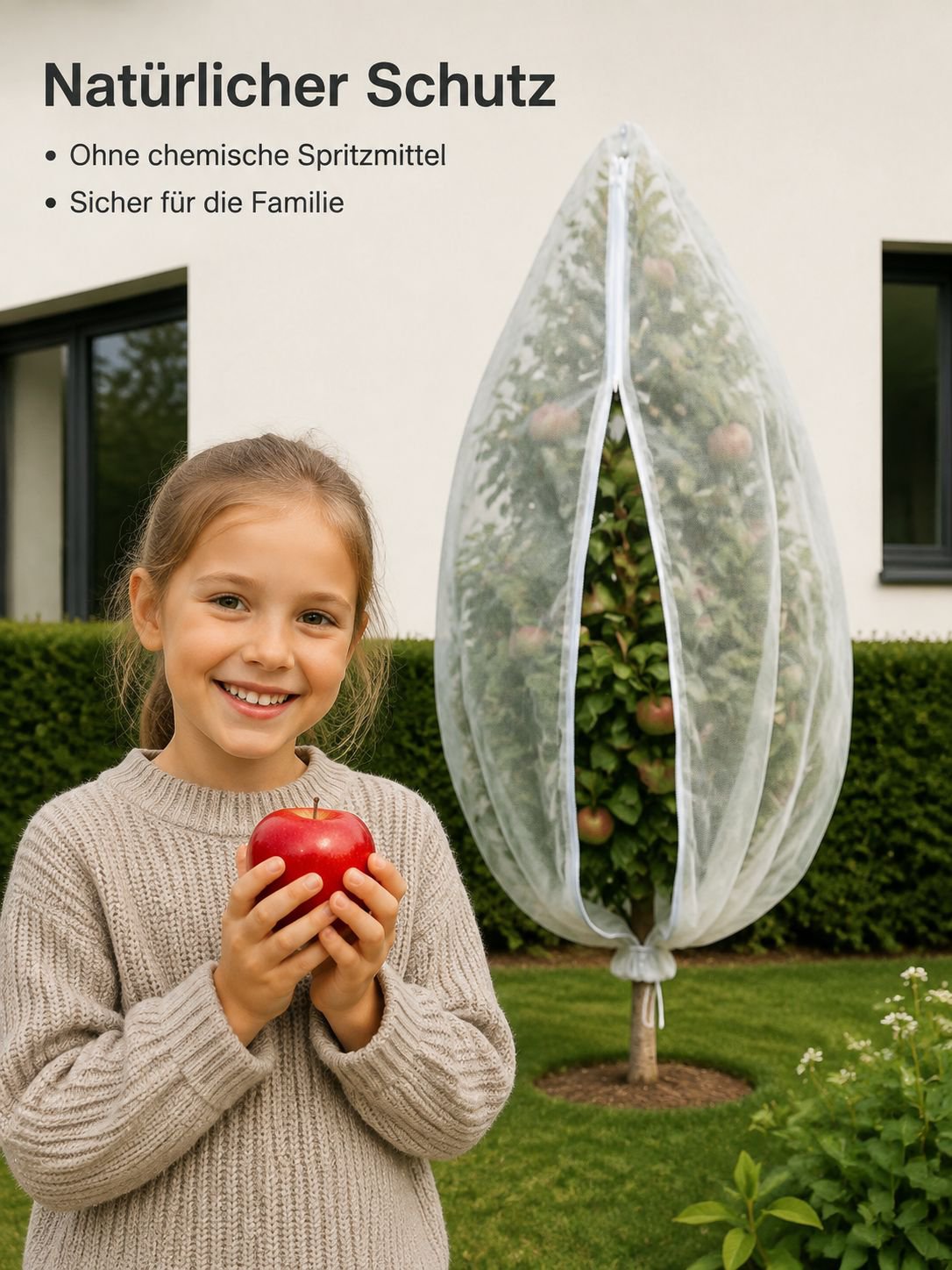 Schädlingsschutznetz für verschiedene Obstbaumsorten