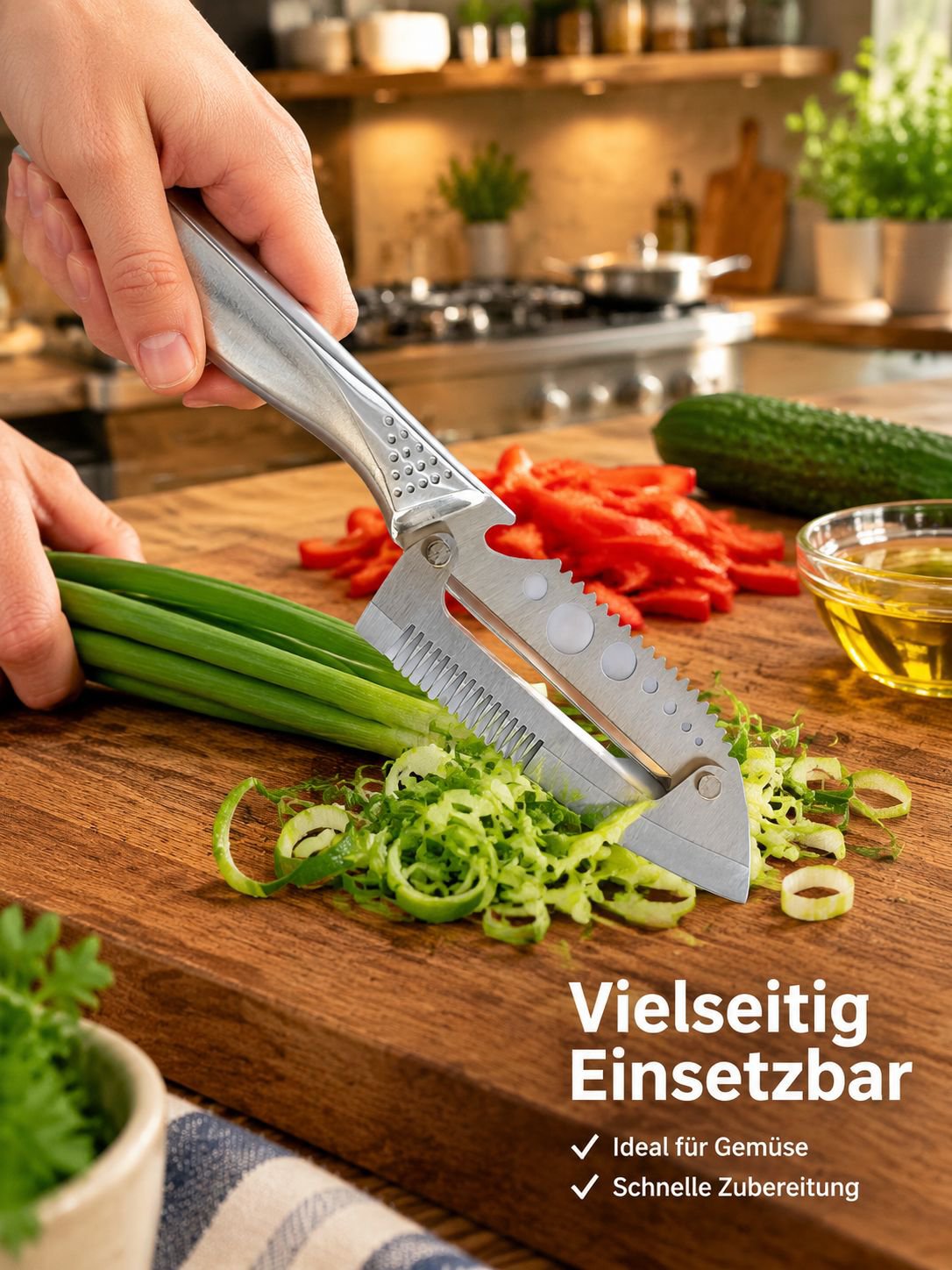 Multifunktionaler dicker Edelstahl-Schäler für Zuckerrohr und Kartoffeln, Haushalts-Küchenhelfer