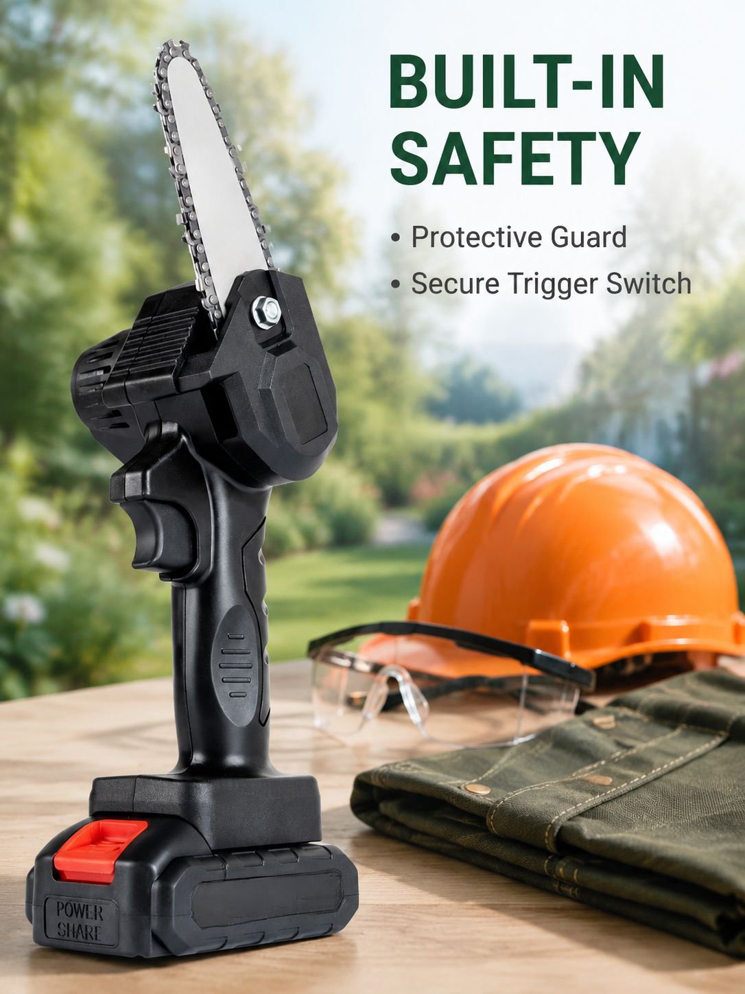 Lithium Battery Portable Electric Saw Small Household Pruning and Logging Tool