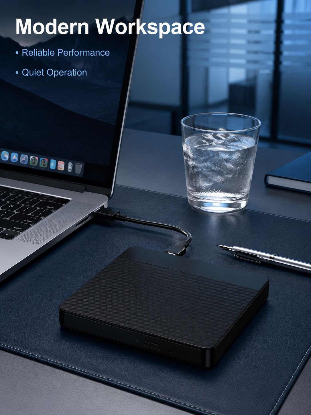 Slot-in External Optical Drive CD Burner for Computer
