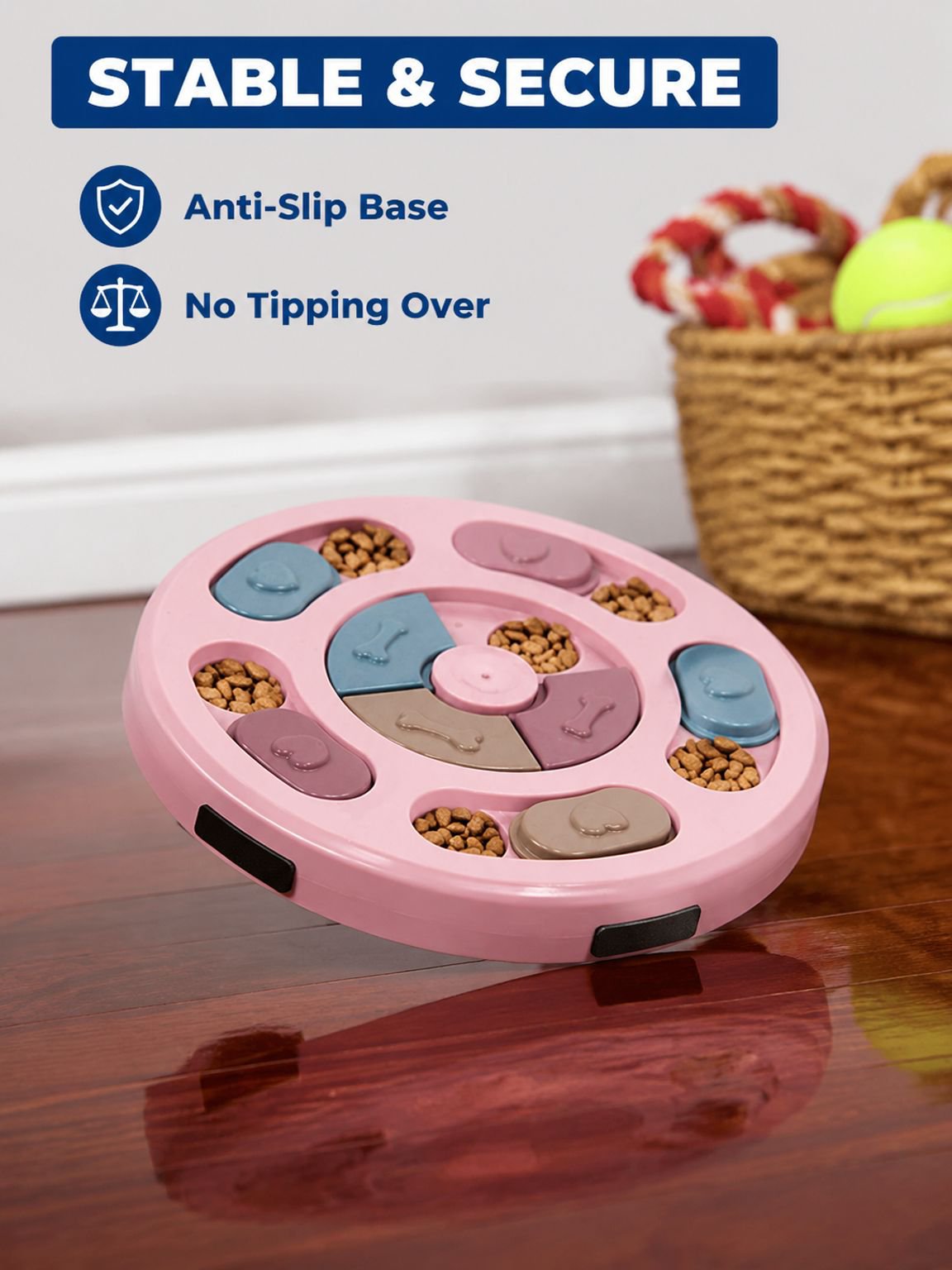 Pet Dog Spinning Slow Food Bowl
