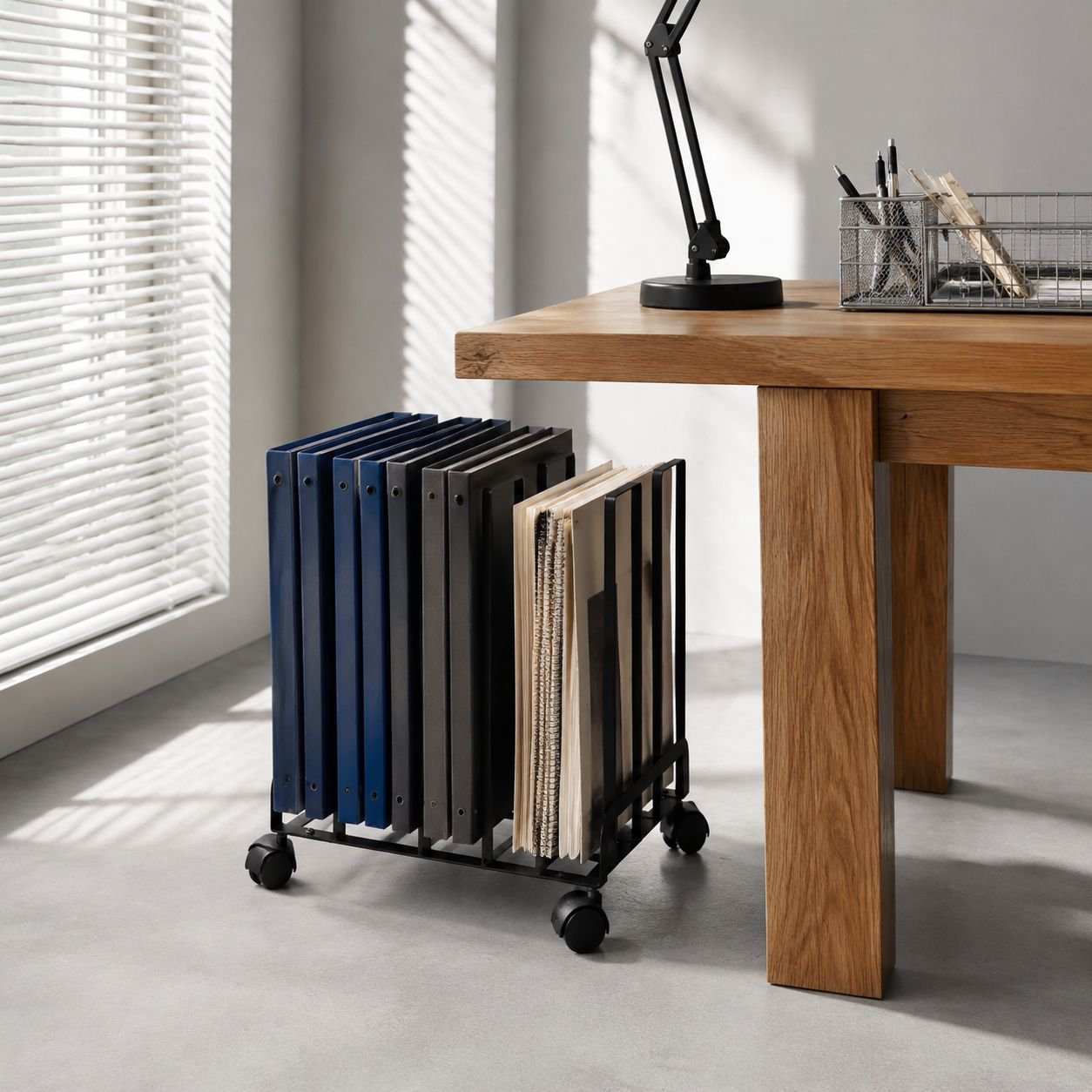 Multi-purpose Mobile Cardboard Organizer