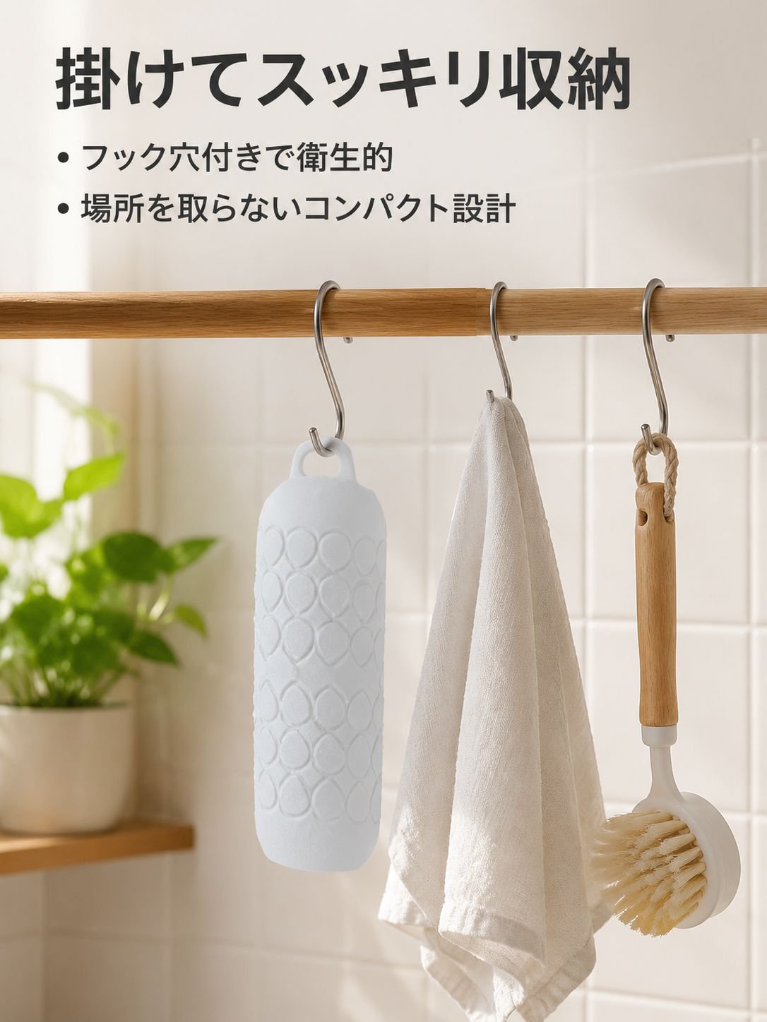 強力シリコンにんにく皮むき器