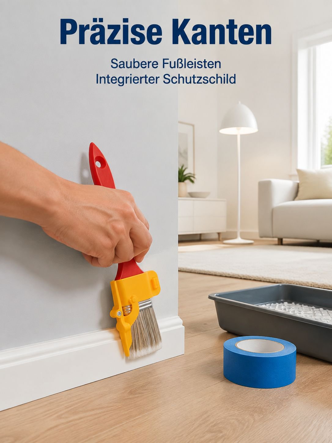 Multifunktionaler Kantenschneider Farbtrennpinsel