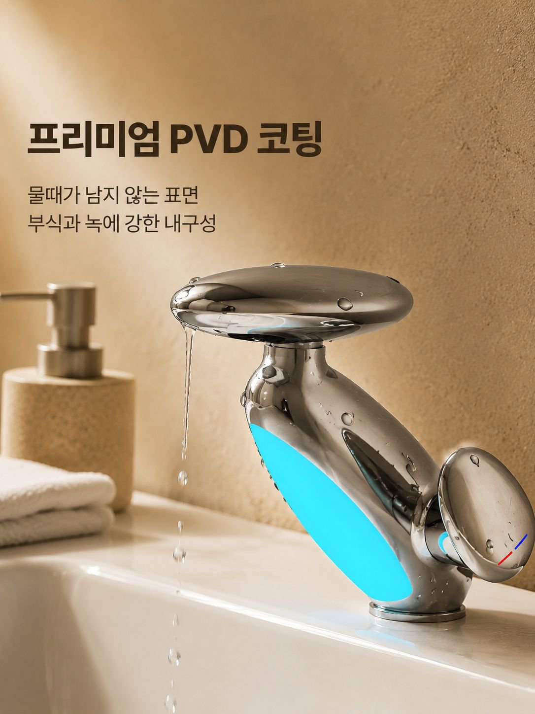 LED 무드등 기능 강조 이미지