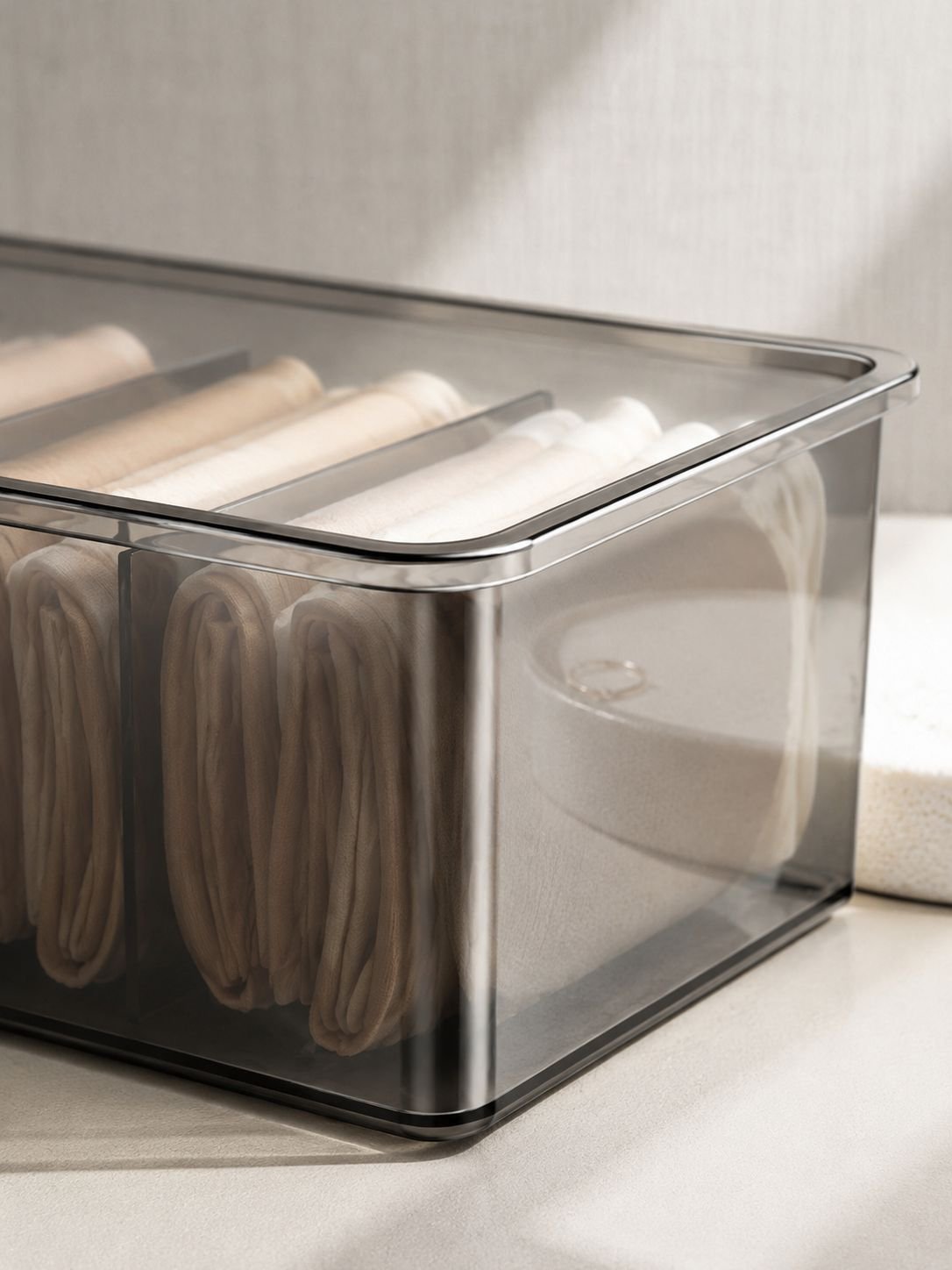 Multi-purpose storage box for kitchen and bathroom