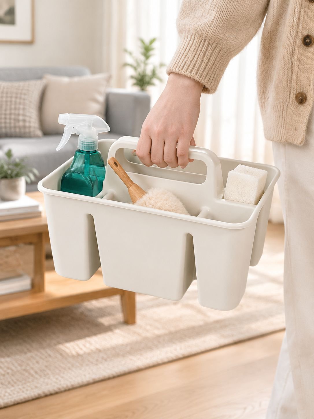 Portable Handheld Storage Cleaning Basket