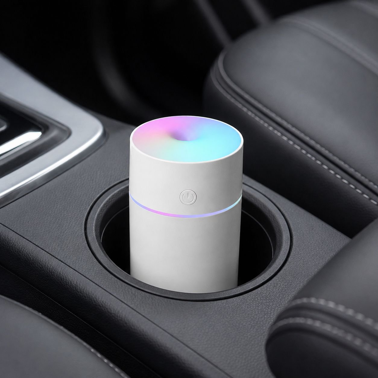 Tragbarer, kabelloser USB-Farb-Luftbefeuchter für das Auto