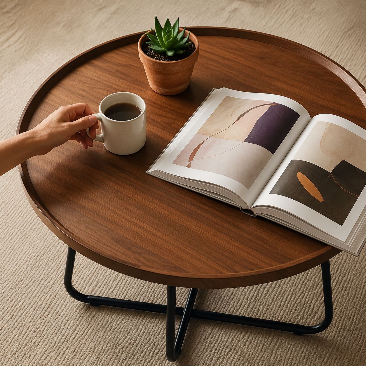 Minimalist Style Multi-functional Coffee Table