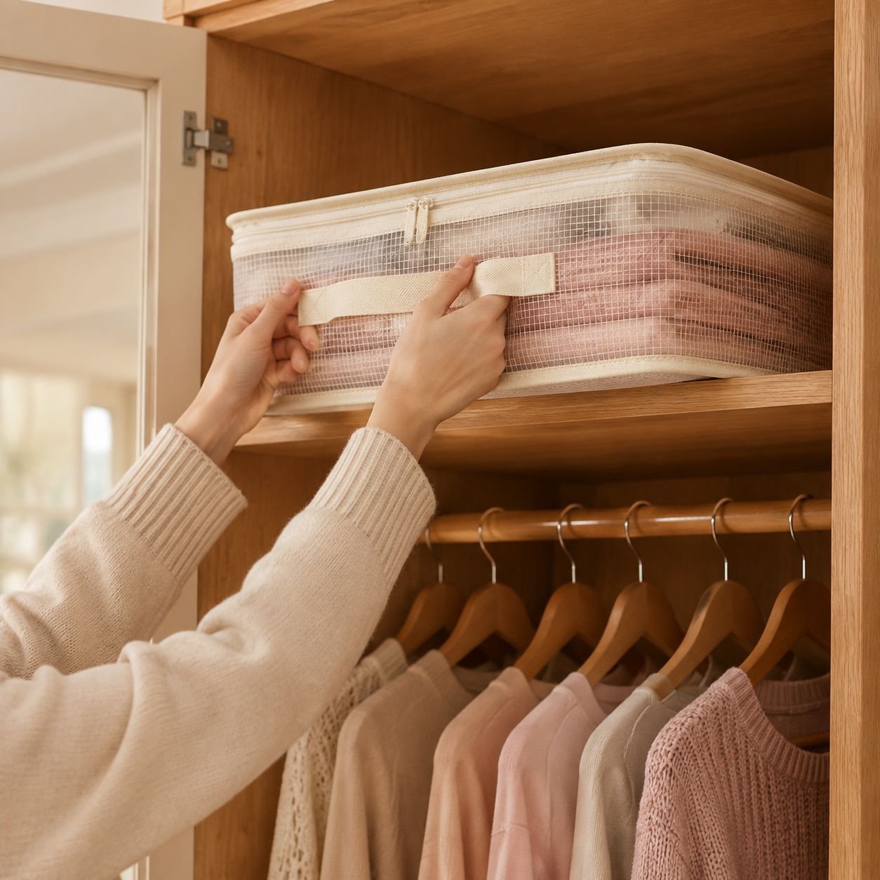 Protective storage solutions for seasonal clothing