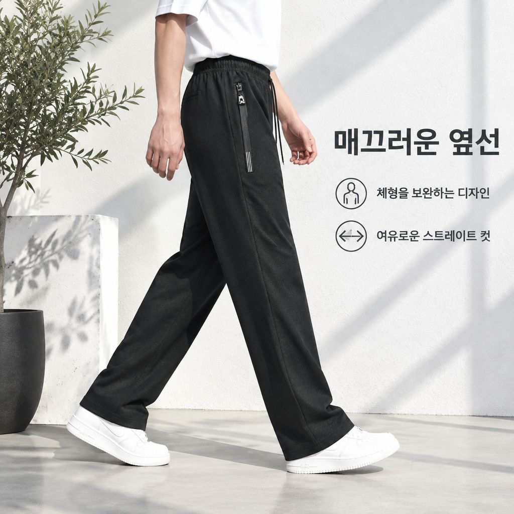 남성용 신상 가을/겨울 스트레이트 핏 팬츠