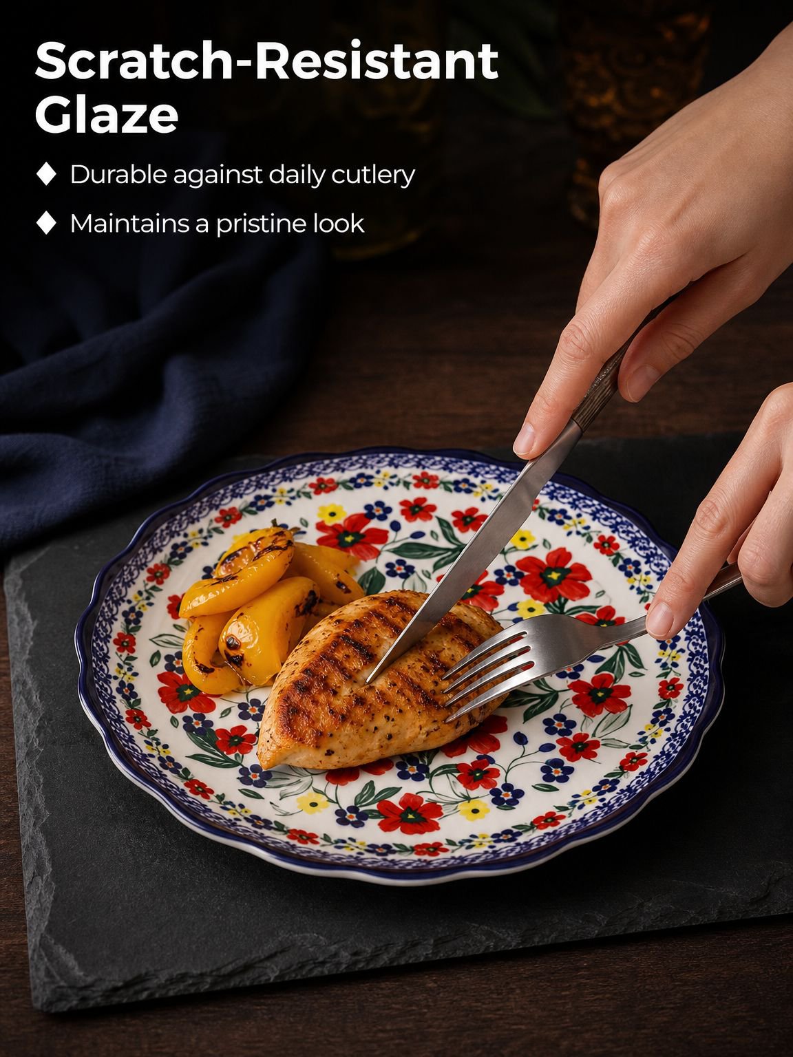 Artistic Ceramic Dinner Plate