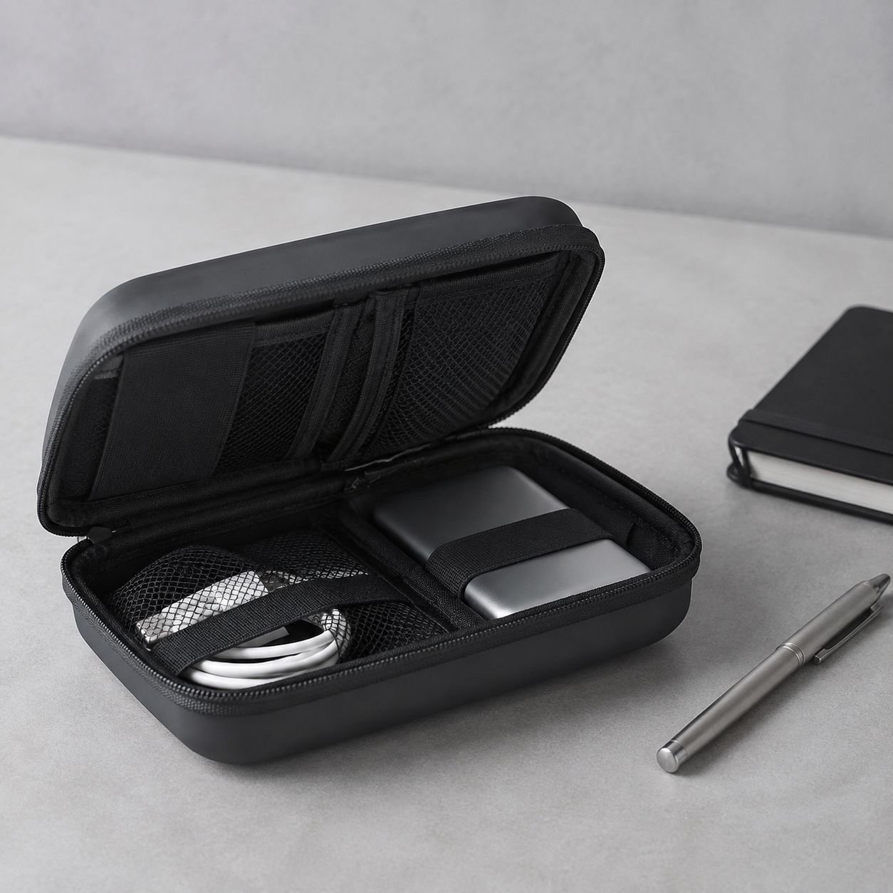 Travel Essential Power Bank and Cable Kit