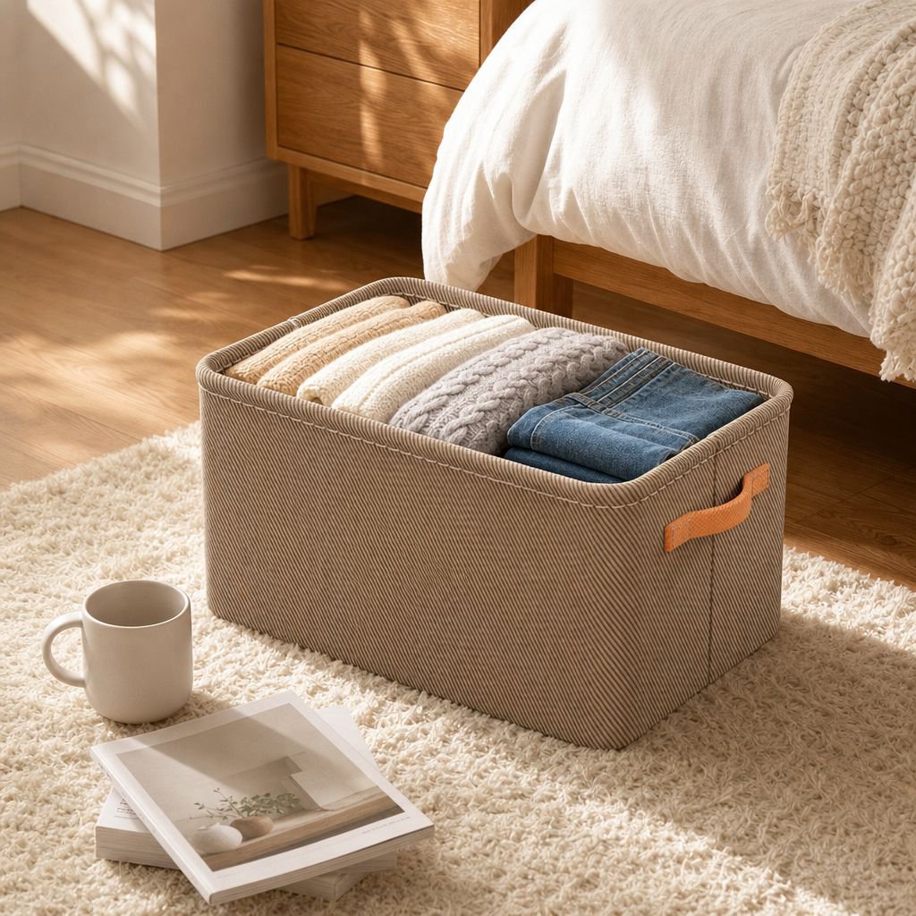 Heavy-duty Steel Frame Organizer Box
