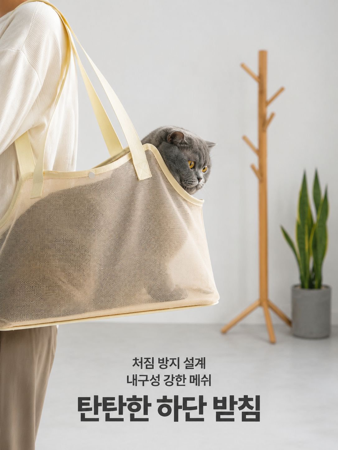 반려동물 전용 통기성 백팩