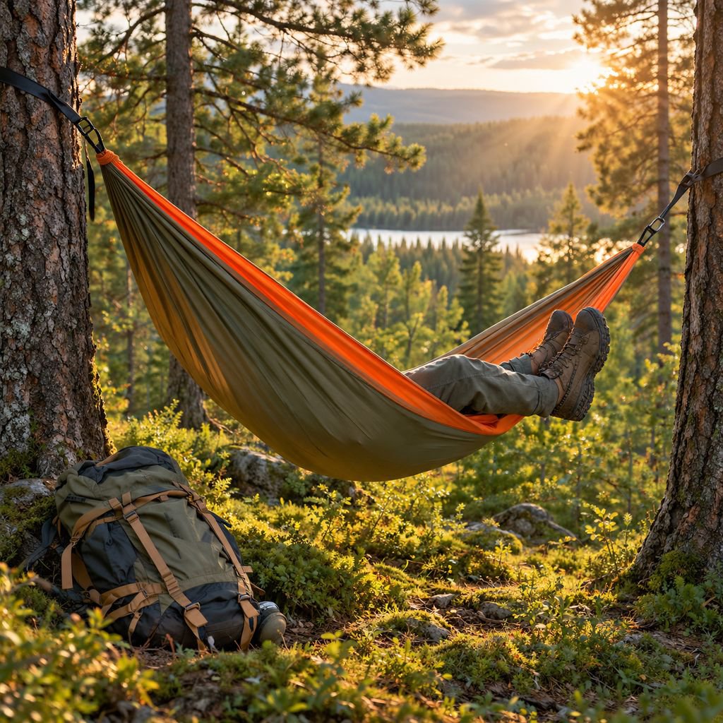 Camping tents and hammocks