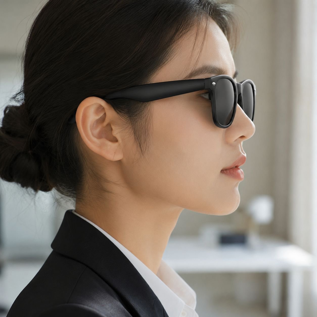 스마트 AI 번역 블루라이트 차단 블루투스 통화 안경