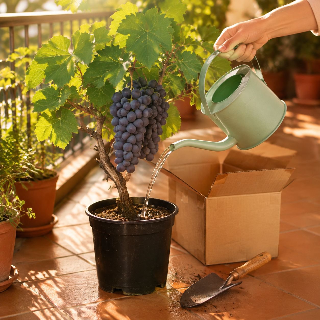 Plantones de zafiro de uva «Sunshine»