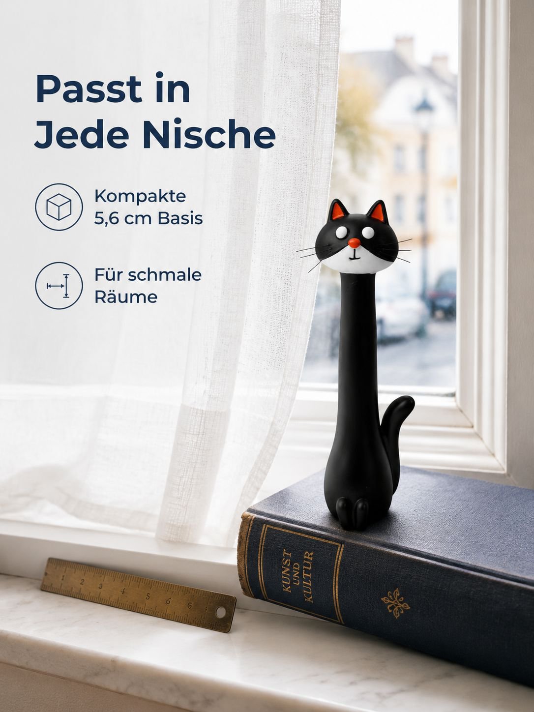 Ausgefallene Katzen- und Hunde-Vase aus Harz für die Wohnungsdekoration