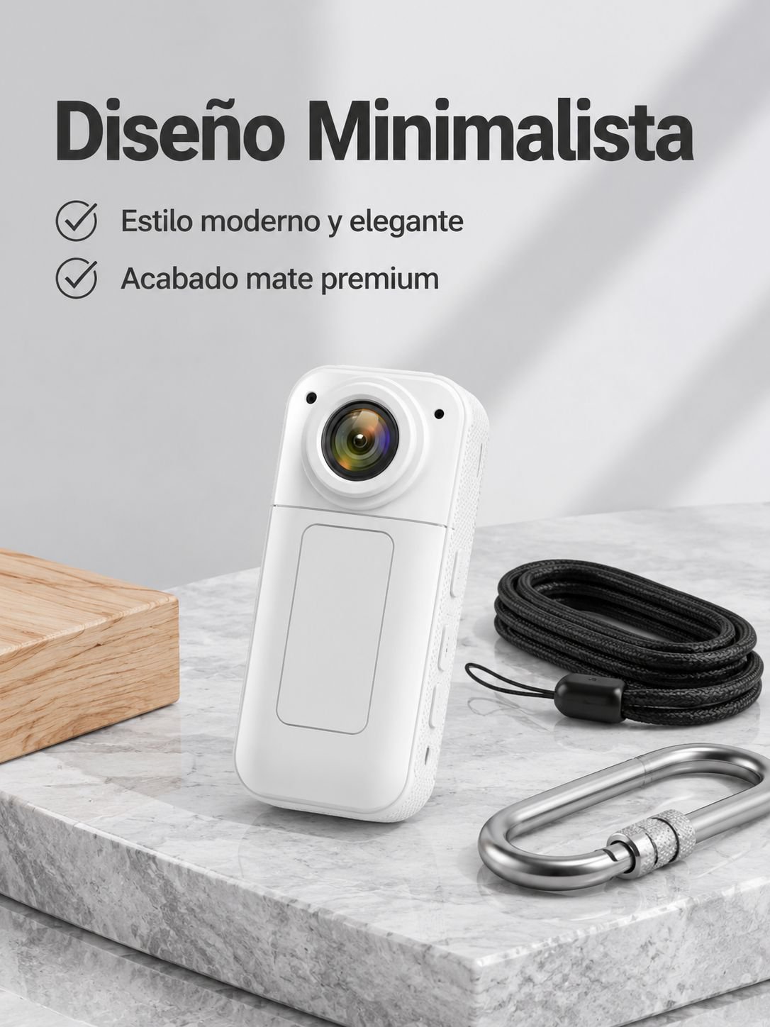 Mini cámara HD para ciclismo, grabadora de pecho para deportes al aire libre
