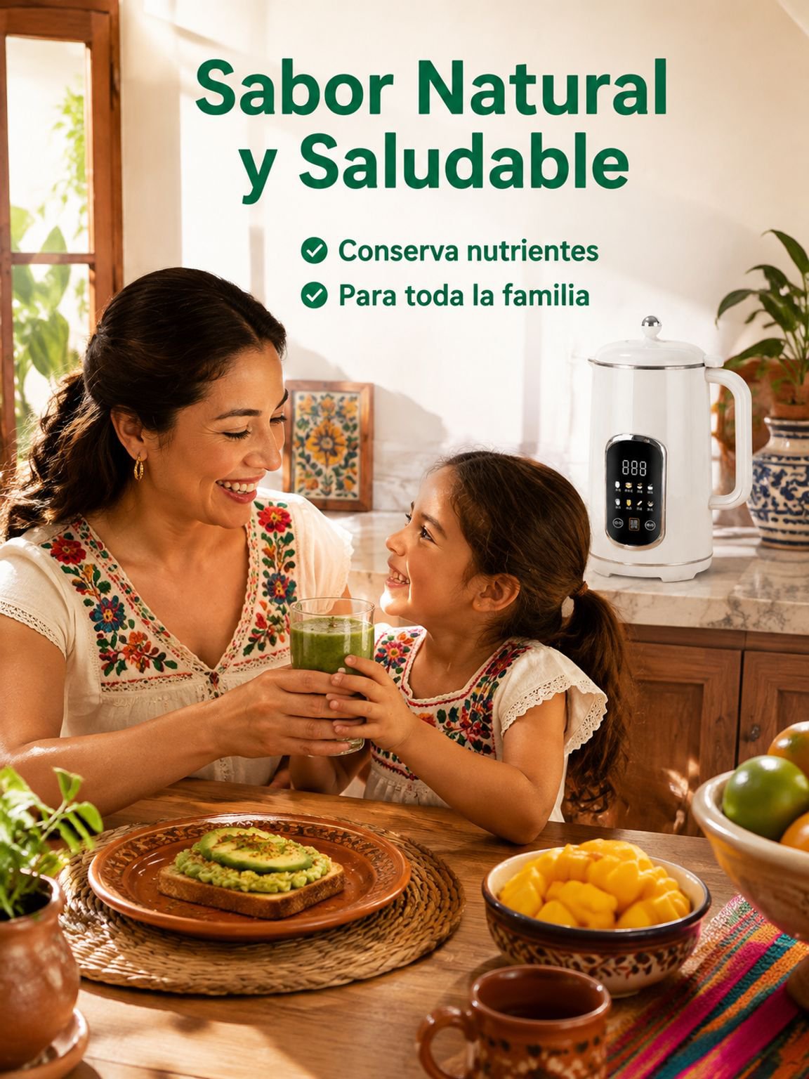 Licuadora doméstica totalmente automática y silenciosa, sin cocción, sin residuos, sin filtrado