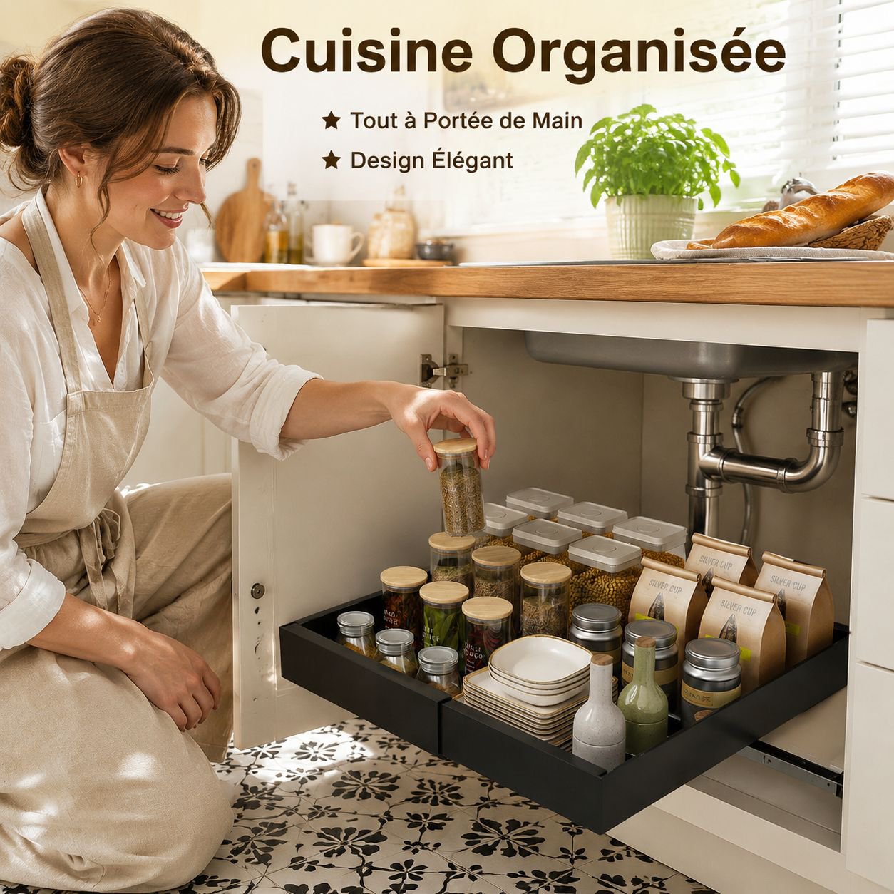 JMY-support de rangement pour armoire