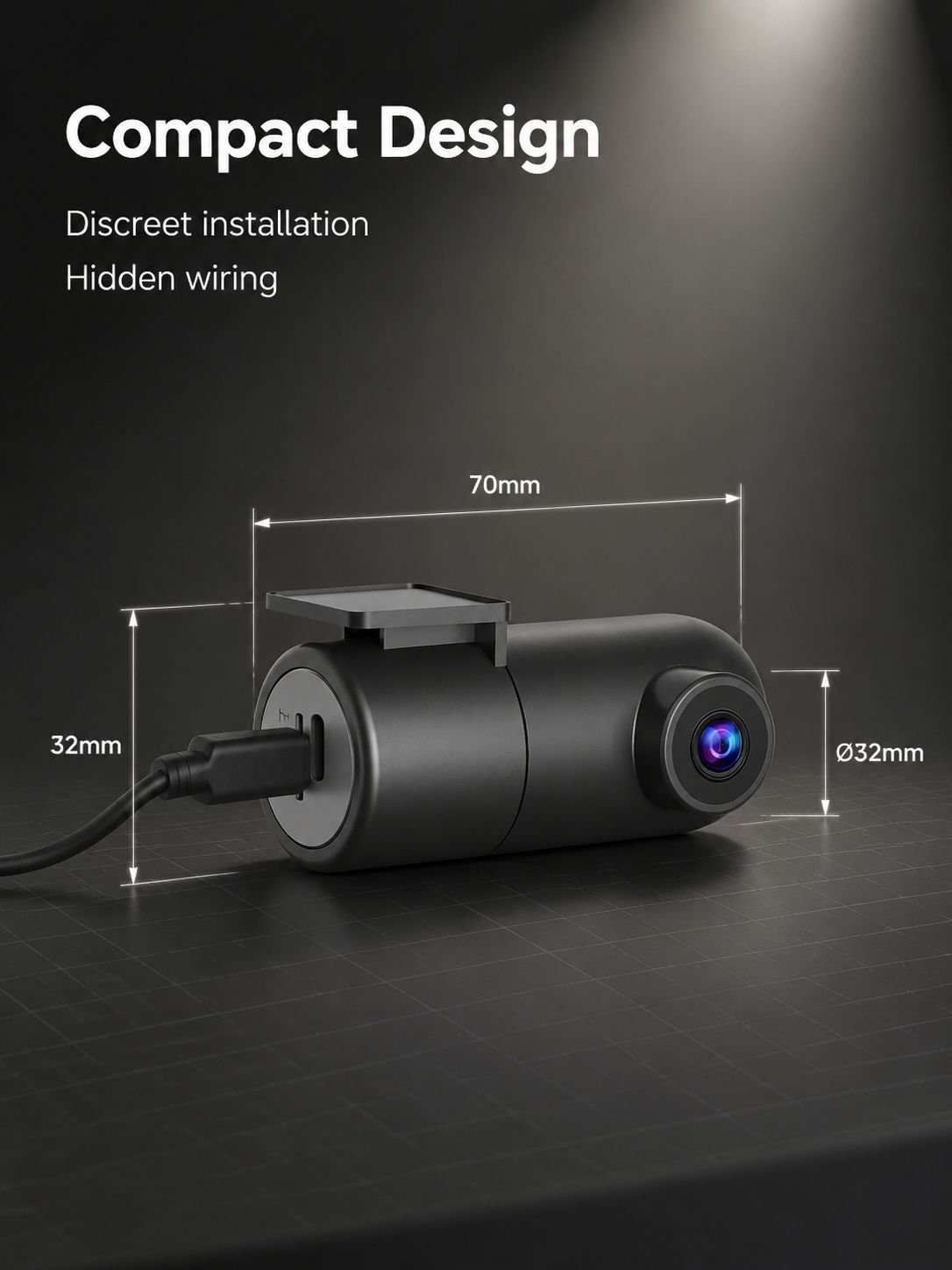 Top-notch night recording capabilities of the starlight car camera