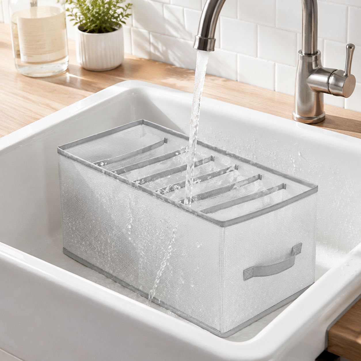 Washable Eight-Section Drawer Organiser