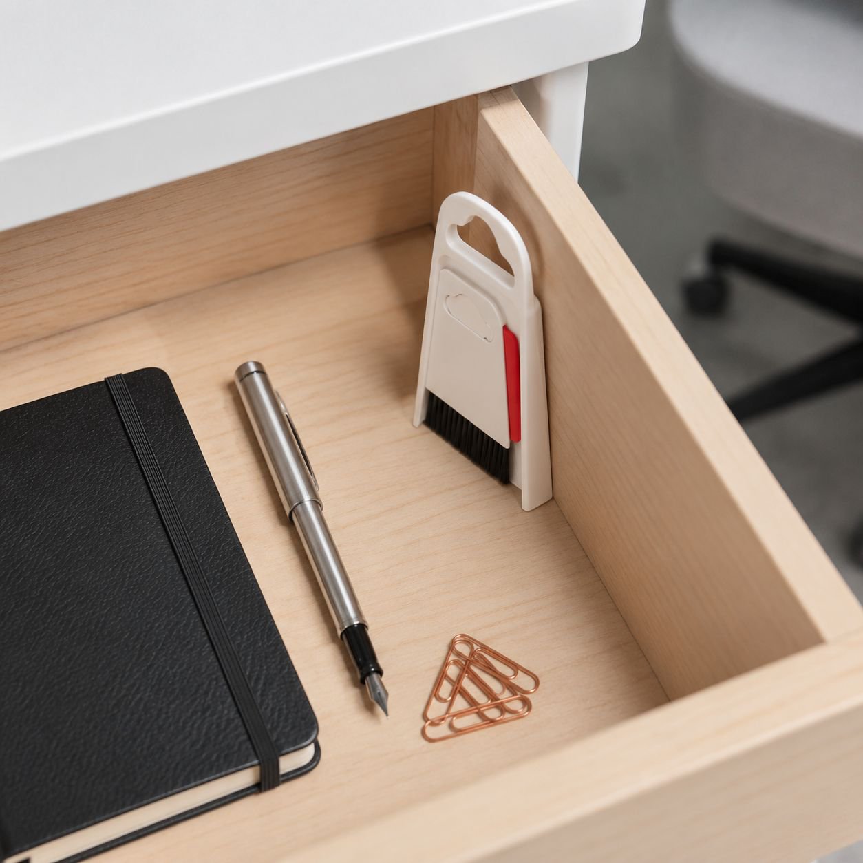 Compact tabletop cleaning tools for home and office