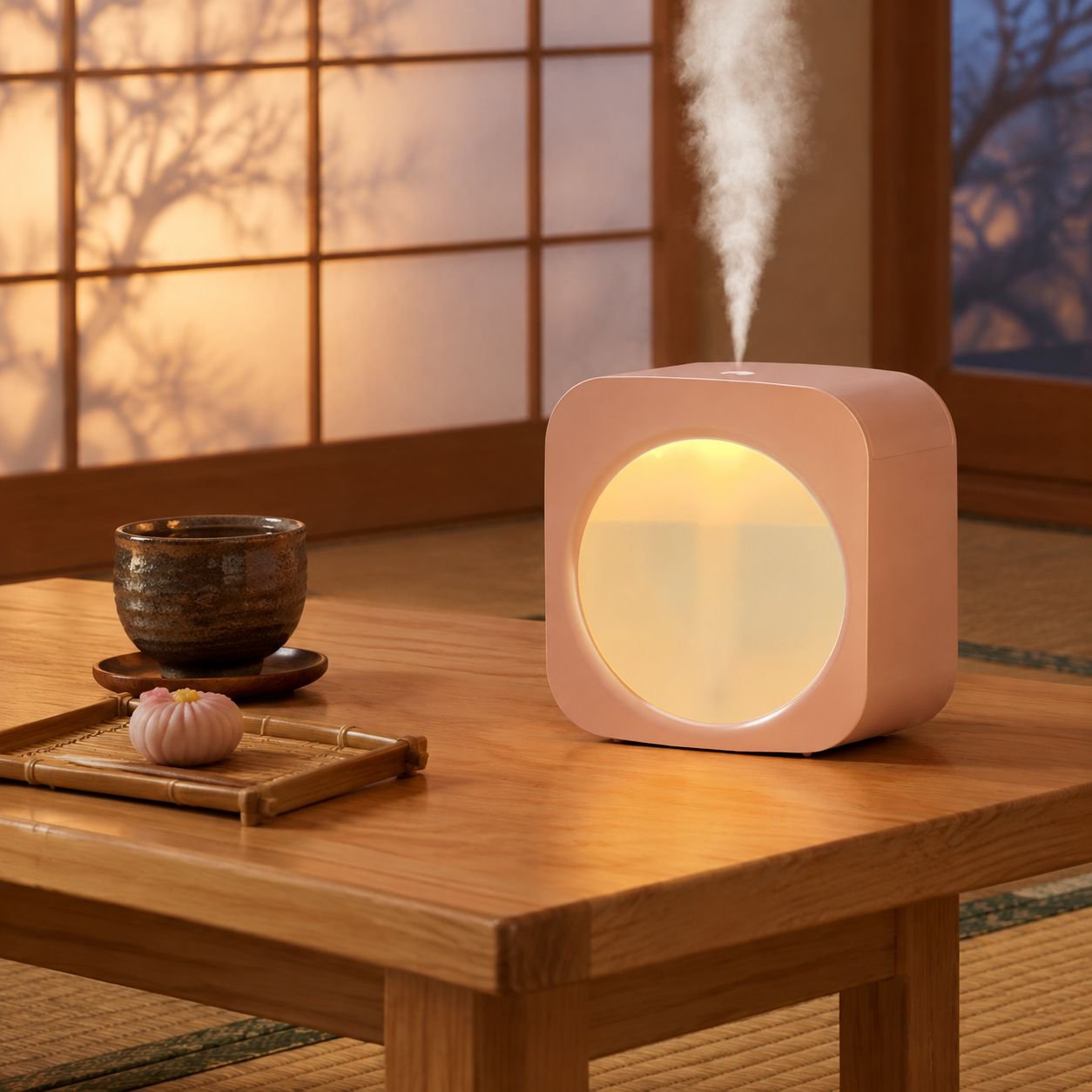 家庭用ポータブル大霧量加湿器 ミニ卓上ハンディ