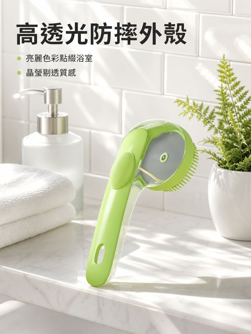 狗貓加液長柄按摩刷