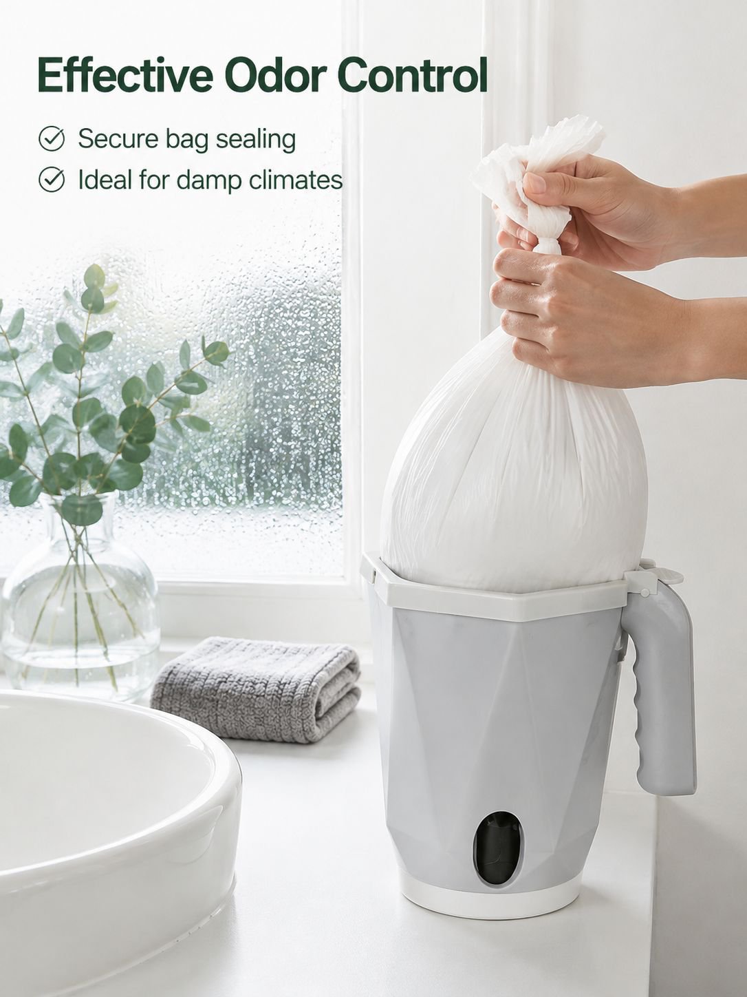 Cat Litter Bag with Scoop Set