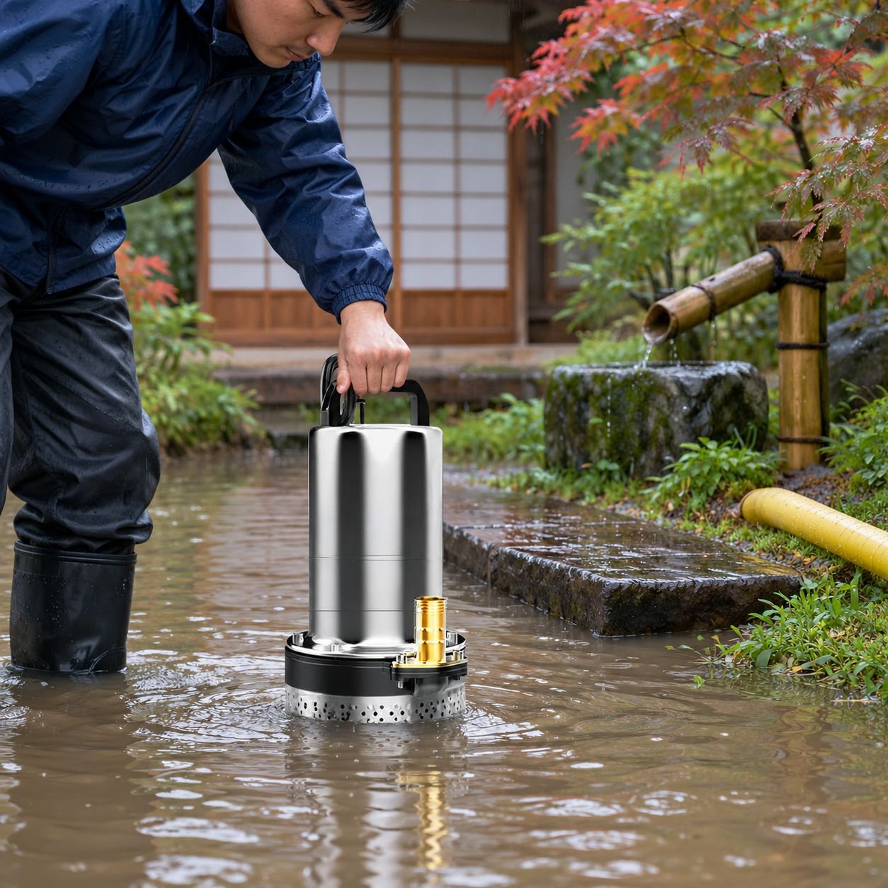 【30倍強圧】大出力直流潜水ポンプ
