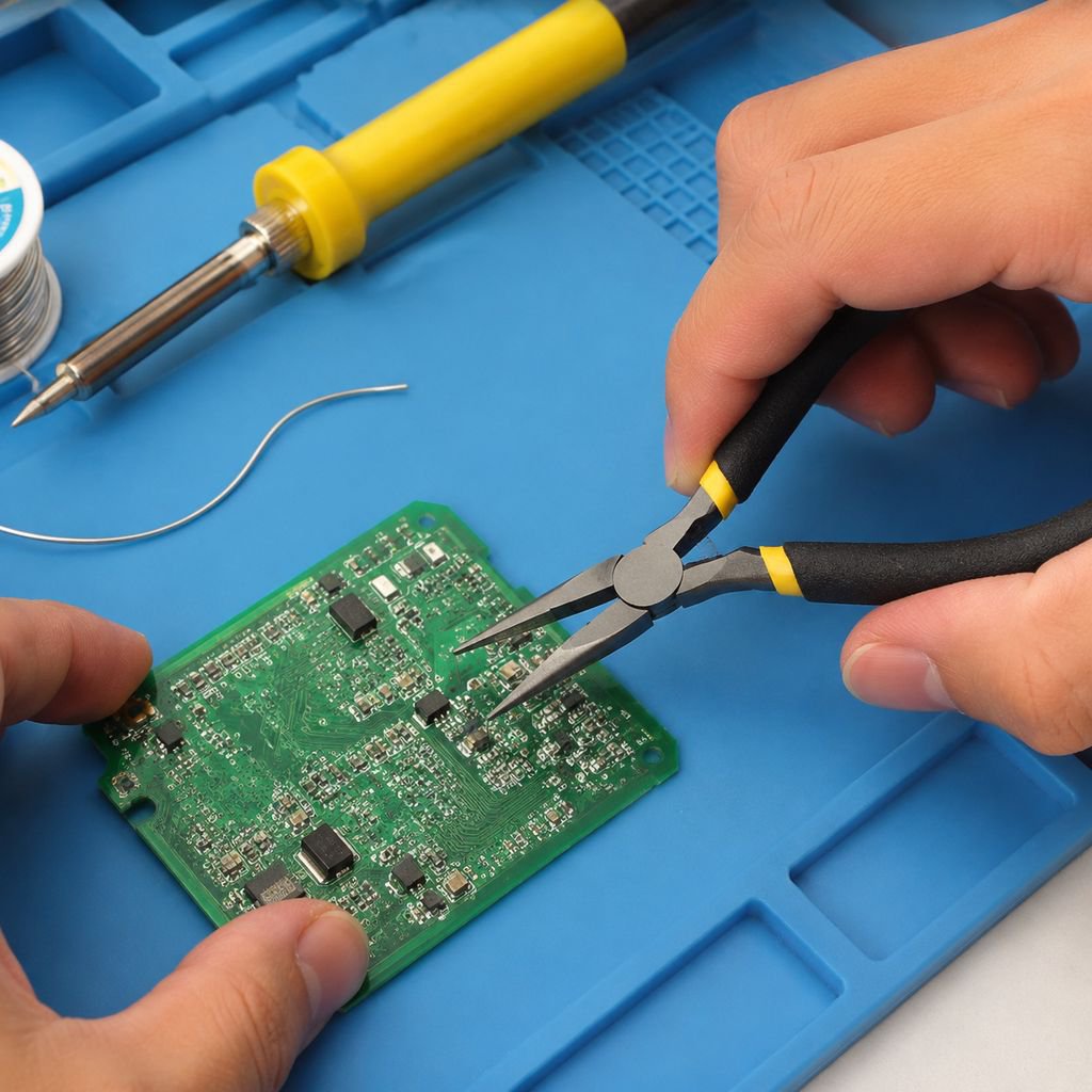 Pince à bec effilé multifonction 5 pouces pour électricien