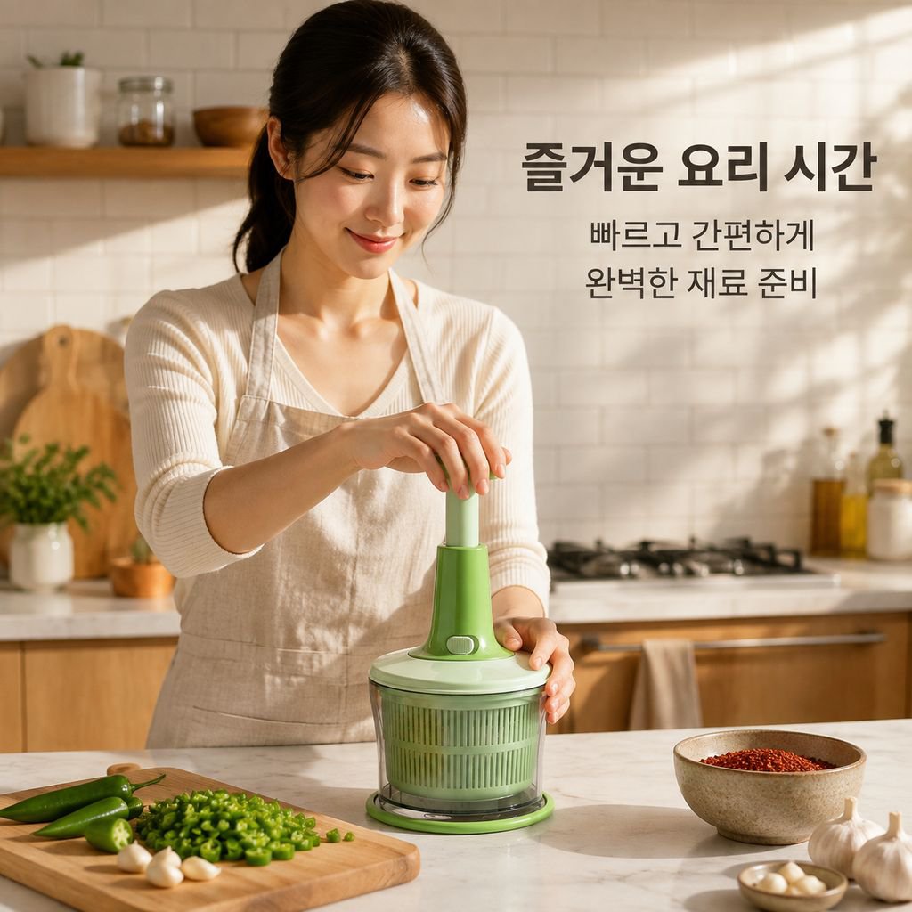 다기능 야채 다지기 마늘 박피기 혼합기 세트