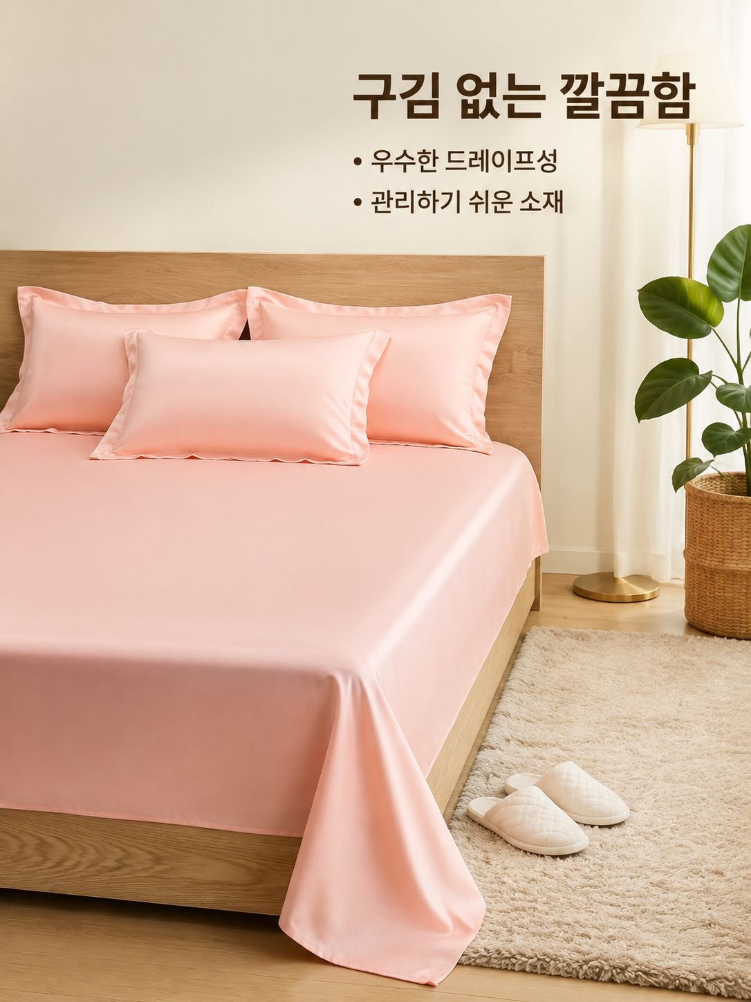 시원한 아이스 실크 베드 시트