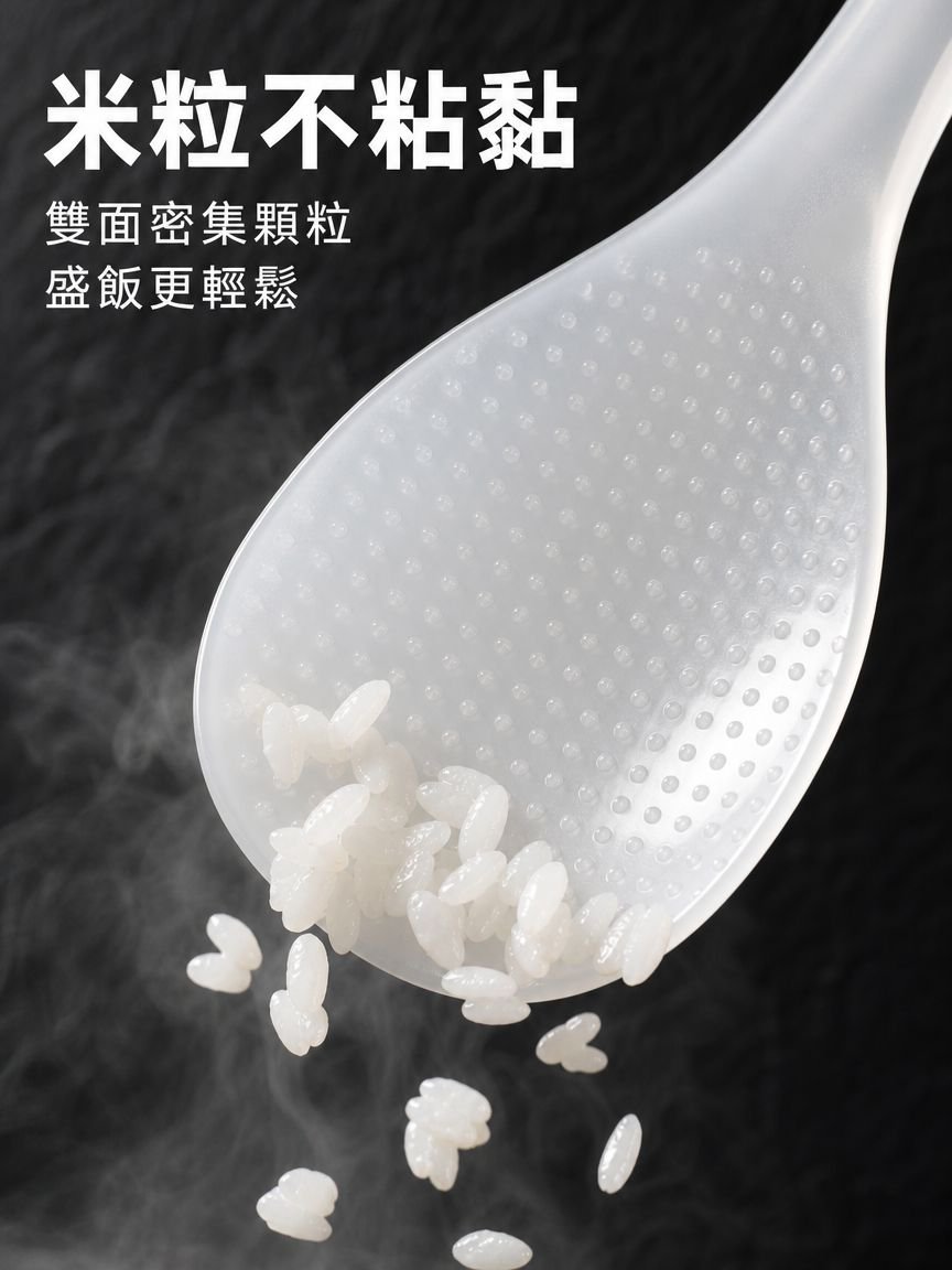 透明防沾米飯勺