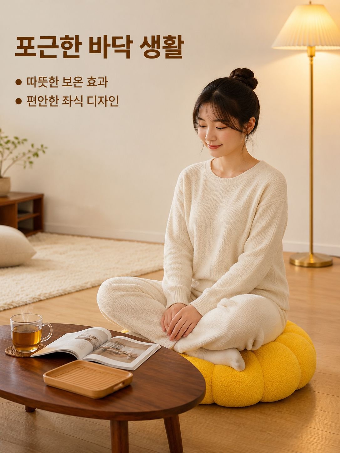 부드럽고 푸석푸석한 호박 귀여운 쿠션