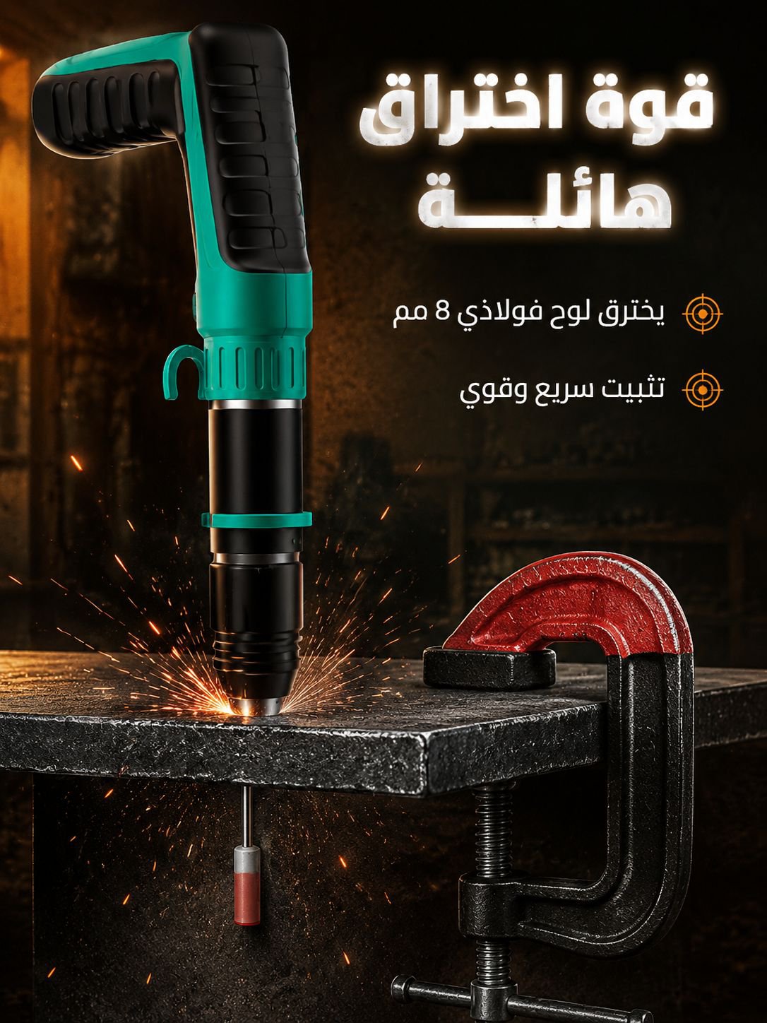 أداة تثبيت المسامير الصغيرة