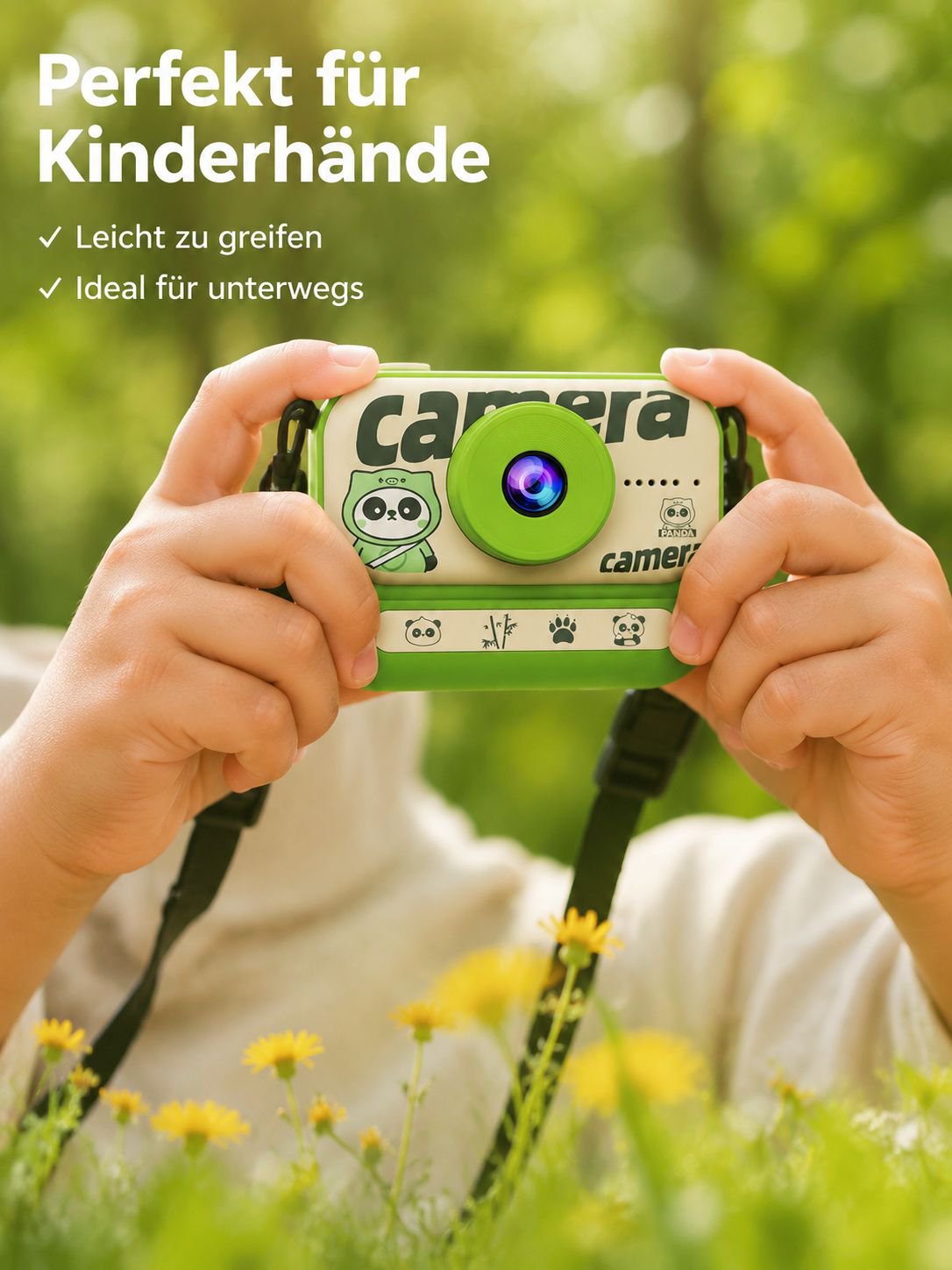 Tragbare HDMiniFotokamera mit Ständer tragbare LernspielzeugSpielkamera