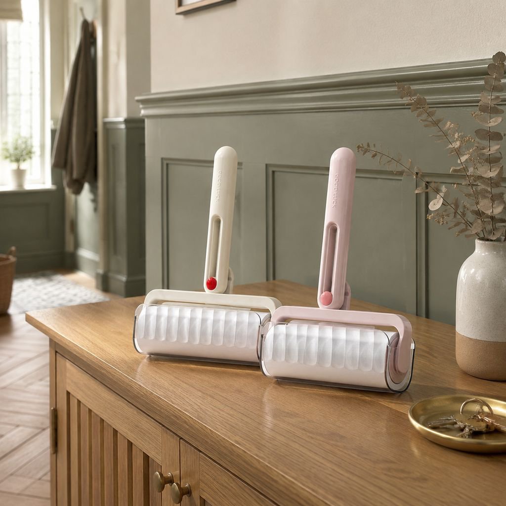 Portable Foldable Lint Remover on white background