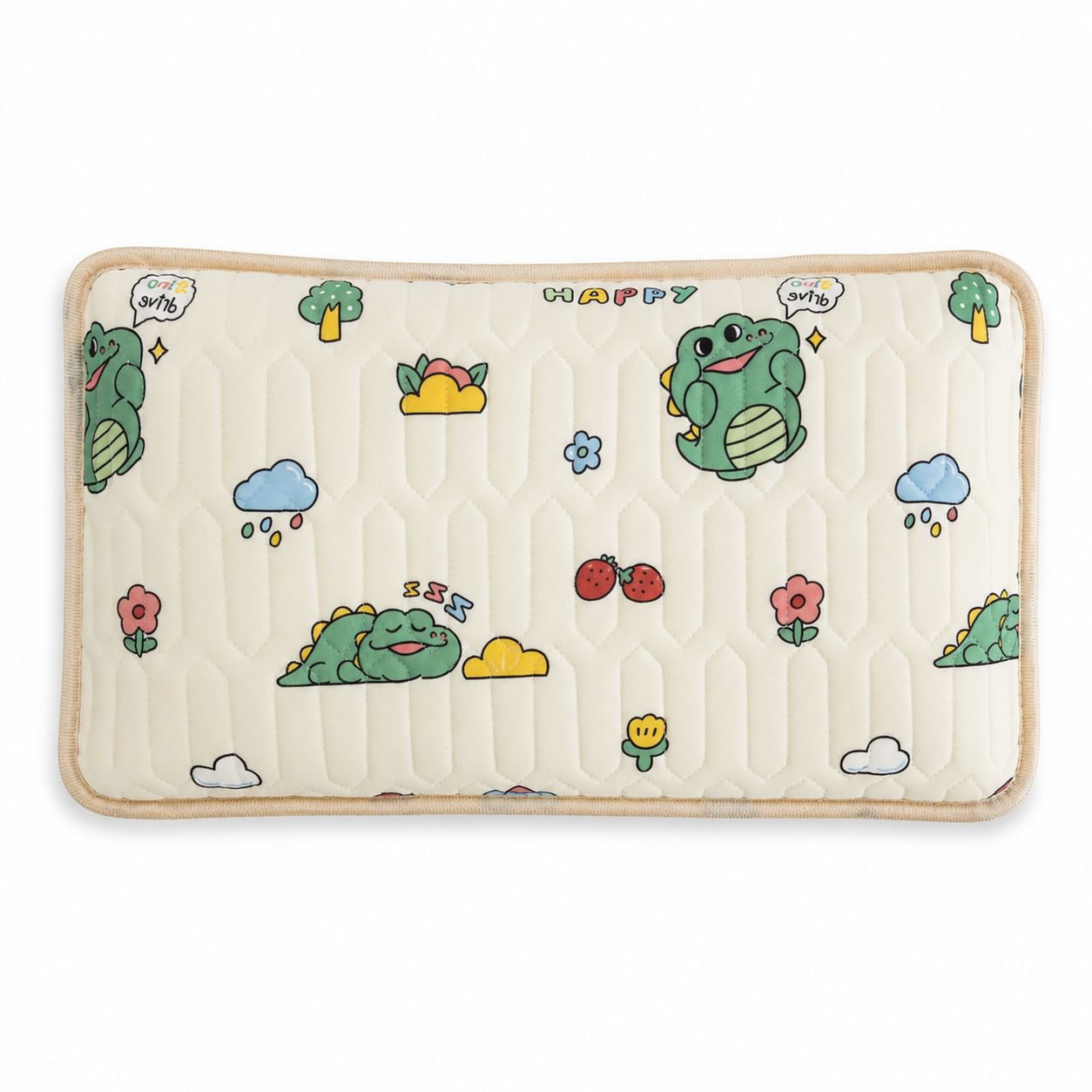 Baby Pearl Floral Latex Pillow with Pillowcase